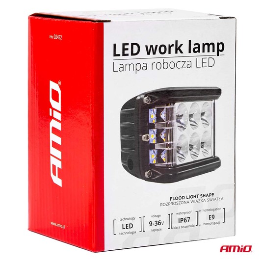 02422 AWL08 12 LED 110x75 36W FLAT 9-36V 2F -photo number 4