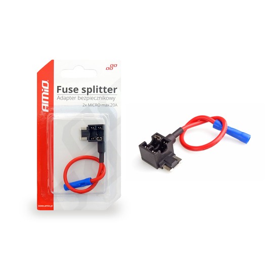 Adapter bezpiecznikowy MINI NISKI PROFIL x 2 /BYPA -photo number 1