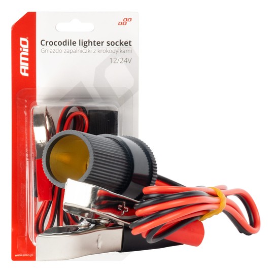 Adapter gniaz. Zap. z wyj. na kro. 12V 24V 100cm -photo number 1
