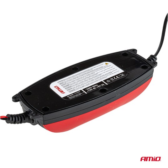 AMiO Prostownik cyfrowy 6V/12V - 2A/4A - DVL DBC-4 -photo number 5