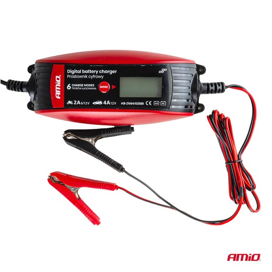 AMiO Prostownik cyfrowy 6V/12V - 2A/4A - DVL DBC-4 -photo number 4