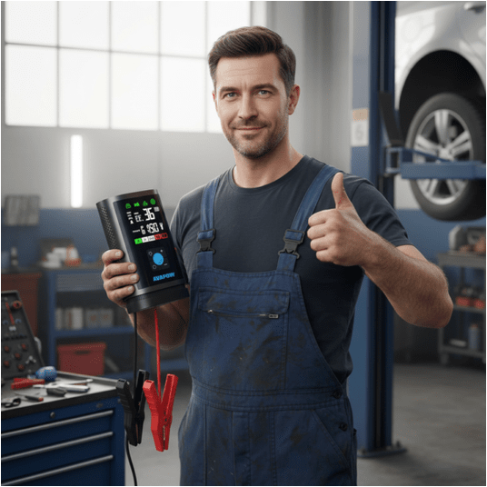 AVAPOW Jump Starter Booster JP3 PRO z Kompresorem Air Pump 3000 A -zdjęcie numer 15