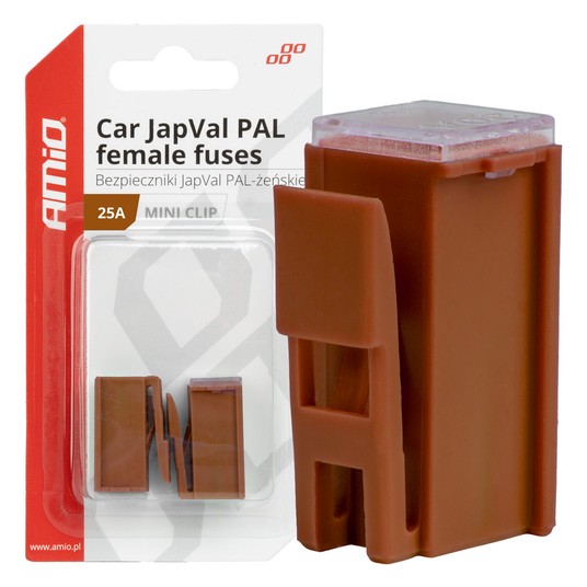 BEZPIECZNIKI JAPVAL MINI CLIP, 25A, 2 SZT. -photo number 1