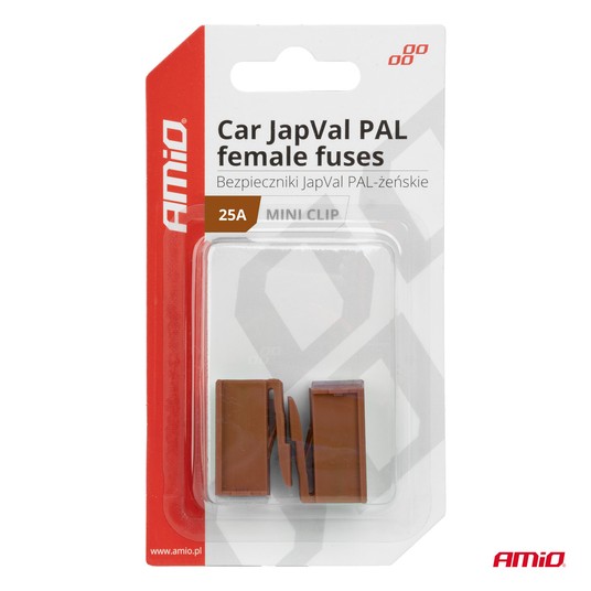 BEZPIECZNIKI JAPVAL MINI CLIP, 25A, 2 SZT. -photo number 2