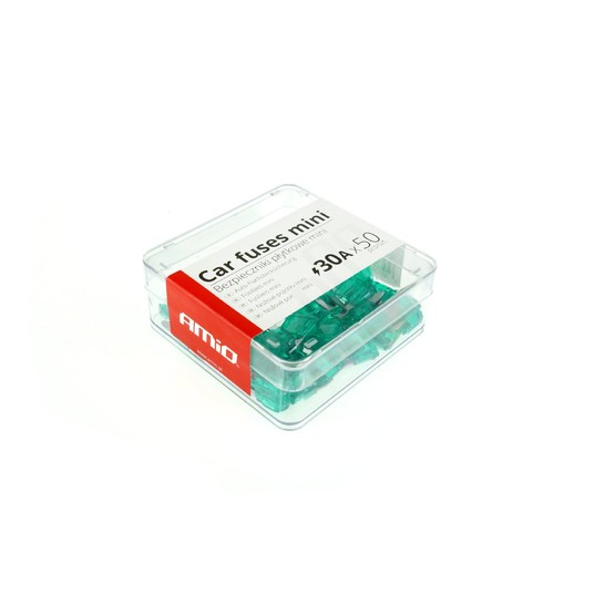 Bezpieczniki płytkowe mini 30A - zestaw 50szt. -photo number 1