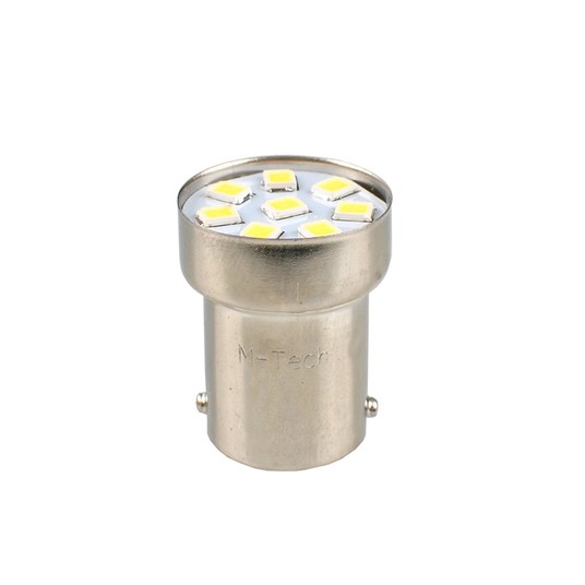 Dioda LED L088 - Ba15s G18 8xSMD2835 biała -photo number 2