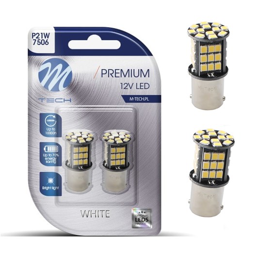 Dioda LED L354 - Ba15s 48xSMD2835 CANBUS 12V biała -photo number 1
