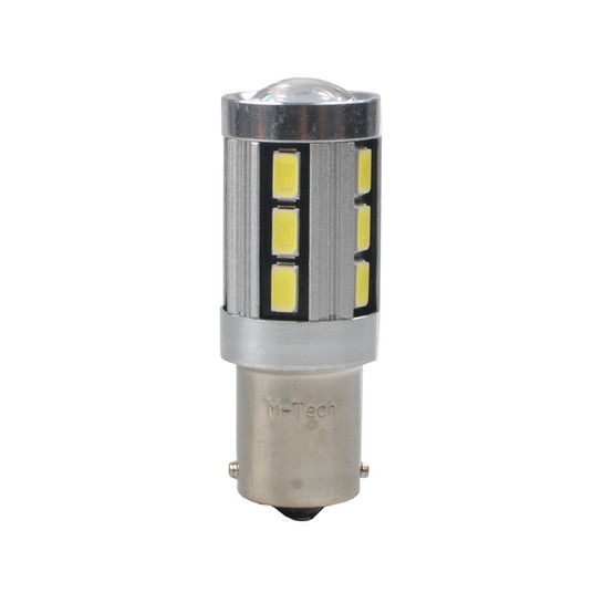 Dioda LED L355 - Ba15s 18xSMD5730 CANBUS 12V biała -photo number 3