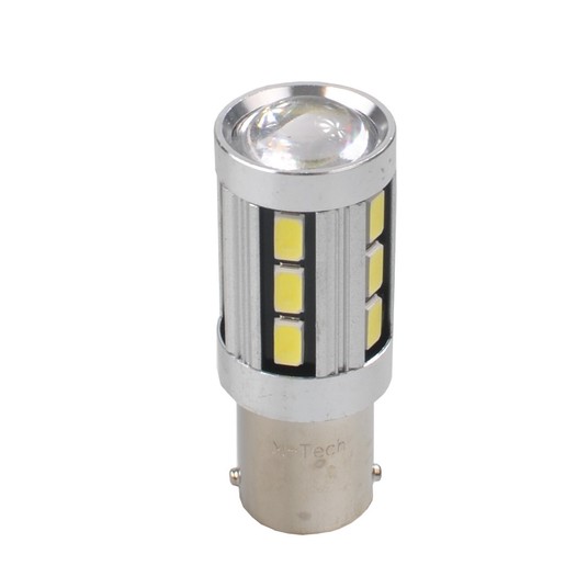 Dioda LED L355 - Ba15s 18xSMD5730 CANBUS 12V biała -photo number 2