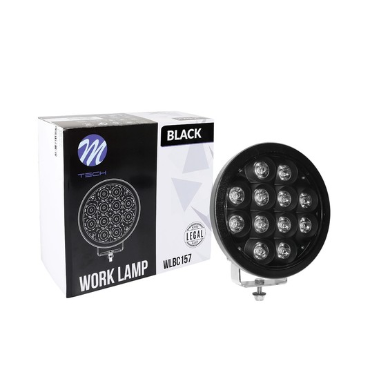 Driving light - side bracket - round black CREE 72 -photo number 1