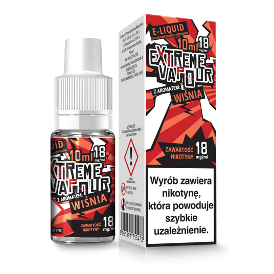 E-LIQUID EX VAP.WIŚNIA 18mg/ml 10ml -photo number 1
