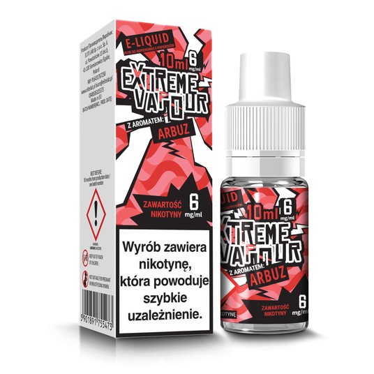 E-LIQUID Extreme Vapour 6mg/ml 10ml (Arbuz) -zdjęcie numer 1