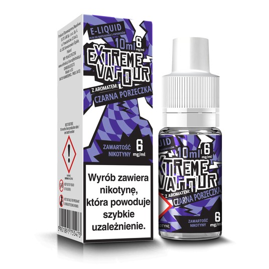 E-LIQUID Extreme Vapour 6mg/ml 10ml (Czarna Porzeczka) -zdjęcie numer 1