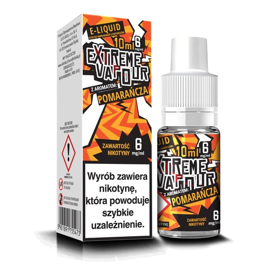 E-LIQUID Extreme Vapour 6mg/ml 10ml (Pomarańcza) -zdjęcie numer 1