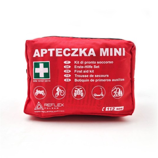 EM Automotive® Apteczka Motocyklowa Turystyczna Rowerowa Podróżnicza DIN 13167 z Maską CPR -zdjęcie numer 8