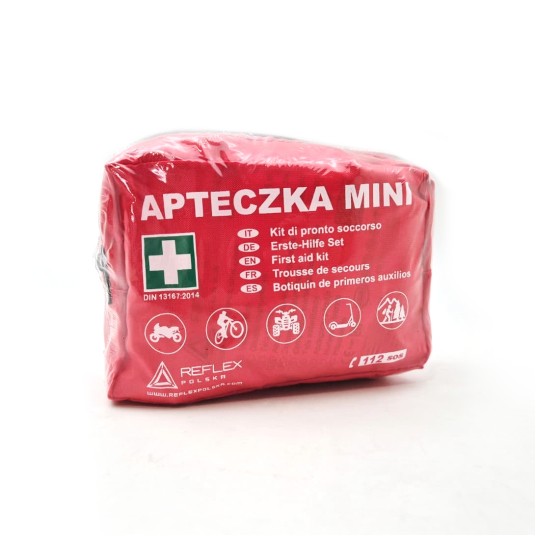 EM Automotive® Apteczka Motocyklowa Turystyczna Rowerowa Podróżnicza DIN 13167 z Maską CPR -zdjęcie numer 2