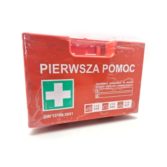 EM Automotive® Apteczka Pierwszej Pomocy Przemysłowa Zakładowa DIN 13169 Walizka z Uchwytem -zdjęcie numer 11