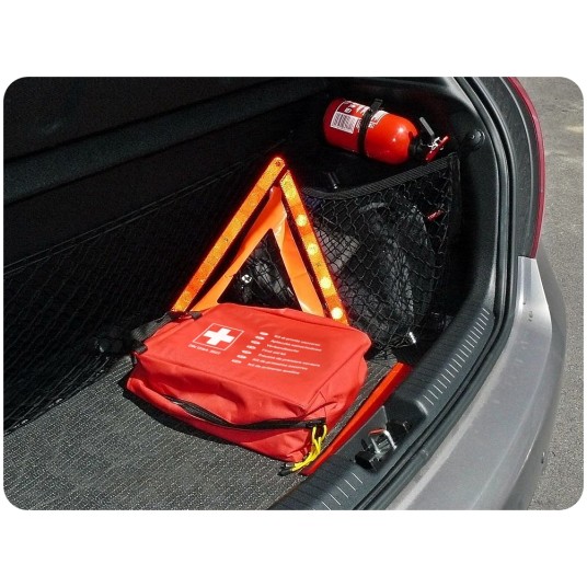 EM Automotive® Apteczka Samochodowa Pierwszej Pomocy DIN 13164 Cała Europa z Kocem Termicznym -zdjęcie numer 7