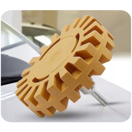 EM Automotive® Dysk Gumowy do Usuwania Kleju i Naklejek z Felg z Adapterem -zdjęcie numer 6
