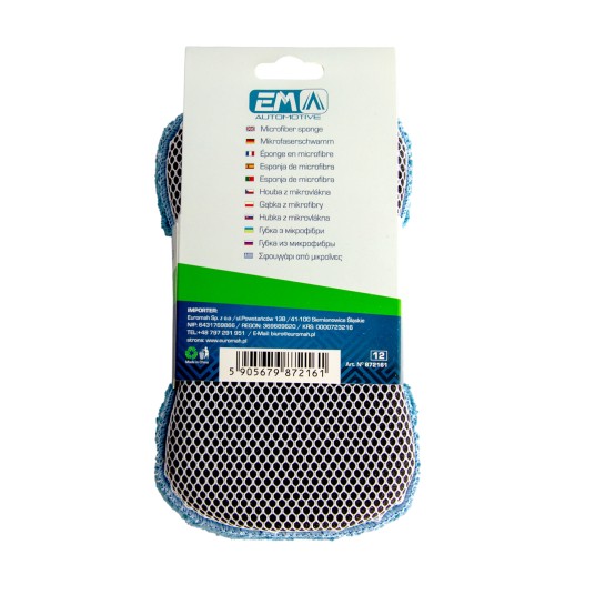 EM Automotive® Gąbka z Mikrofibry do Mycia Auta 20x15x6 cm -zdjęcie numer 2