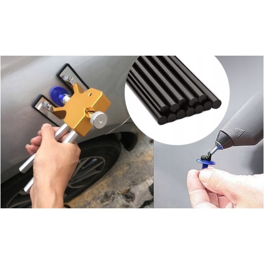 EM Automotive® Klej PDR Wkłady Klejowe Czarne 11 x 200 mm 10 Sztuk -zdjęcie numer 4