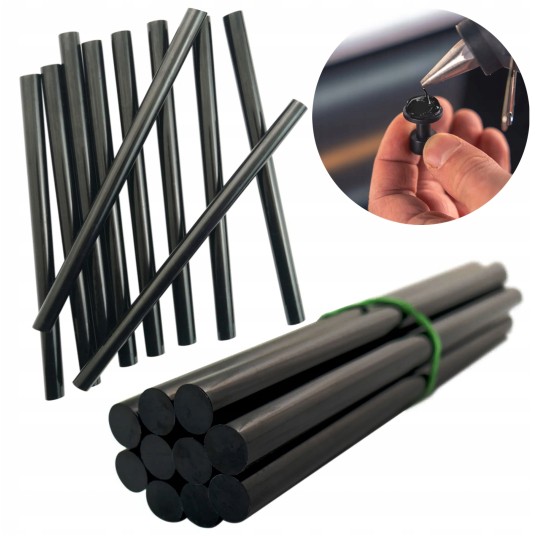 EM Automotive® Klej PDR Wkłady Klejowe Czarne 11 x 200 mm 10 Sztuk -zdjęcie numer 1