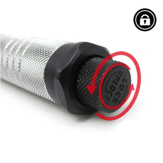 EM Automotive® Klucz Dynamometryczny 1/4 Cala 6,35 mm 5 do 25 Nm CrV Dwustronny do Kół -zdjęcie numer 6