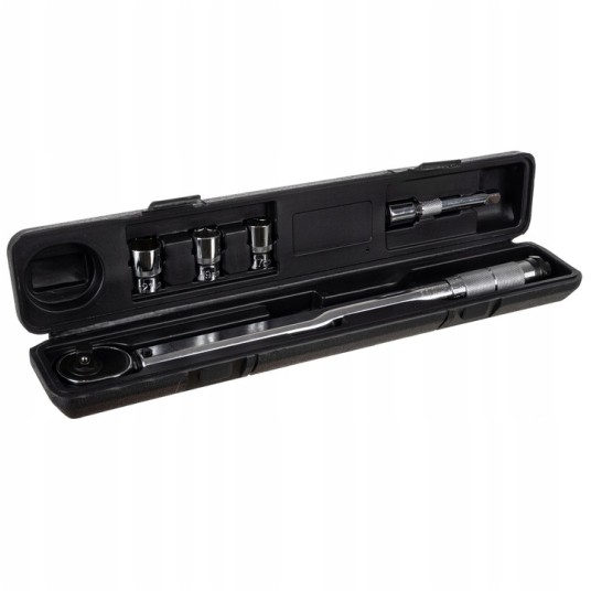 EM Automotive® Klucz Dynamometryczny 28 do 210 Nm Zestaw 1/2 Cala z Nasadkami -zdjęcie numer 5