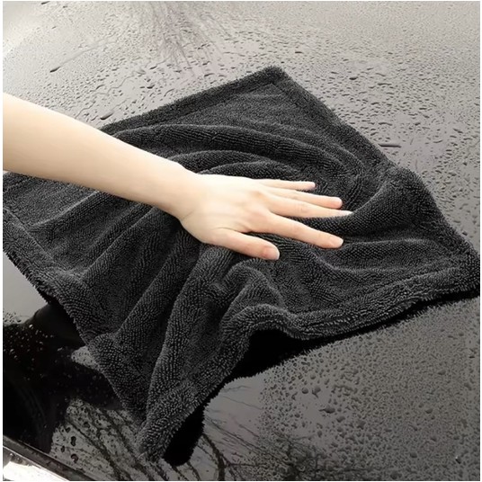 EM Automotive® Mikrofibra 50 × 70 cm Ręcznik do Osuszania i Polerowania Samochodu 1200 g/m² -zdjęcie numer 5