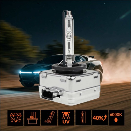 EM Automotive® Palnik Xenon Żarnik D3S 6000K 35W 42V Super White -zdjęcie numer 2