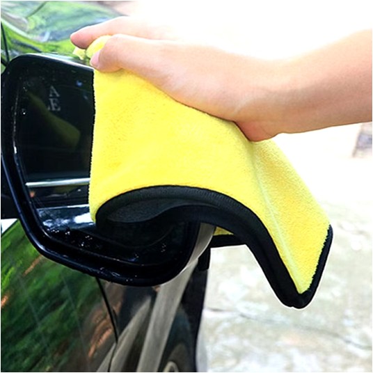 EM Automotive® Ręcznik z Mikrofibry 30x40 cm 600 GSM do Osuszania i Polerowania Auta -zdjęcie numer 5