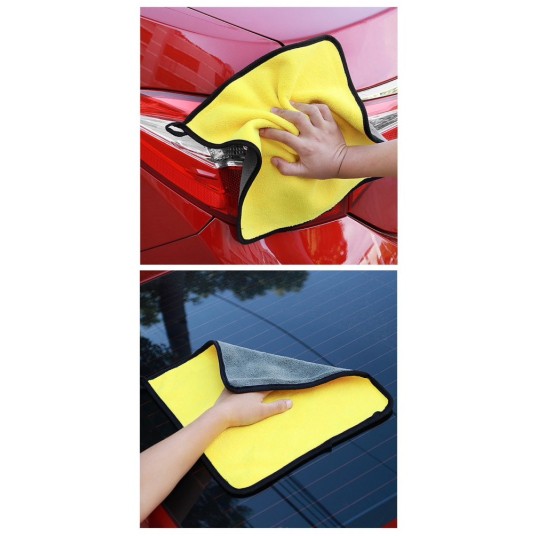 EM Automotive® Ręcznik z Mikrofibry do Osuszania Samochodu Szybkoschnący 60x40 cm -zdjęcie numer 6
