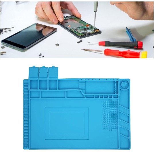 EM Automotive® Silikonowa Mata Serwisowa do Lutowania 30 × 45 cm -zdjęcie numer 7