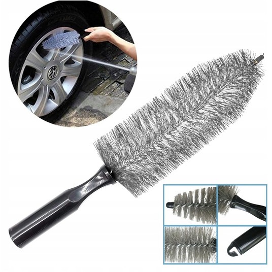 EM Automotive® Szczotka Detailingowa SLIM Stożkowa do Mycia Felg -zdjęcie numer 1