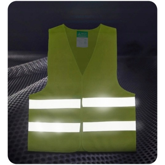 EM Automotive® Uniwersalna Kamizelka Odblaskowa Samochodowa Drogowa Ostrzegawcza Rowerowa -zdjęcie numer 7