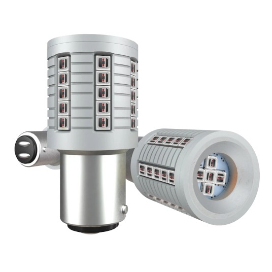 EM Automotive® Żarówka LED P21/5W 40 LED CSP SMD Czerwona do Światła Stop 1 Sztuka -zdjęcie numer 1