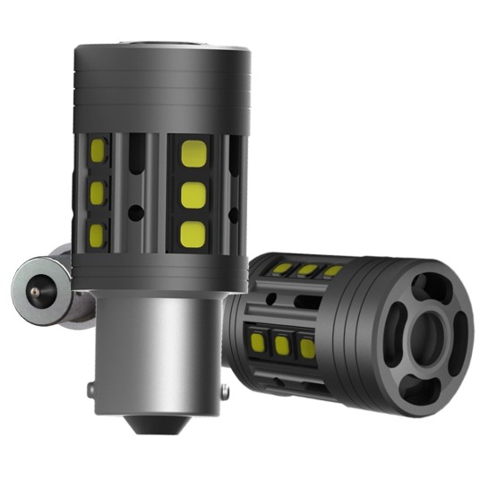 EM Automotive® Żarówka LED P21W BA15S S4 2800 LM CANBUS z Aktywnym Chłodzeniem -zdjęcie numer 12