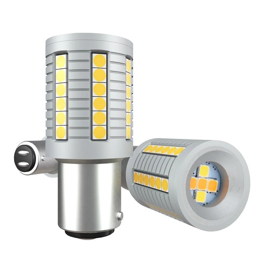 EM Automotive® Żarówka LED S1 P21/5W BAY15d 1157 Biała CANBUS -zdjęcie numer 1