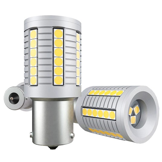 EM Automotive Żarówka LED S1 P21W 1156 Biała -photo number 1