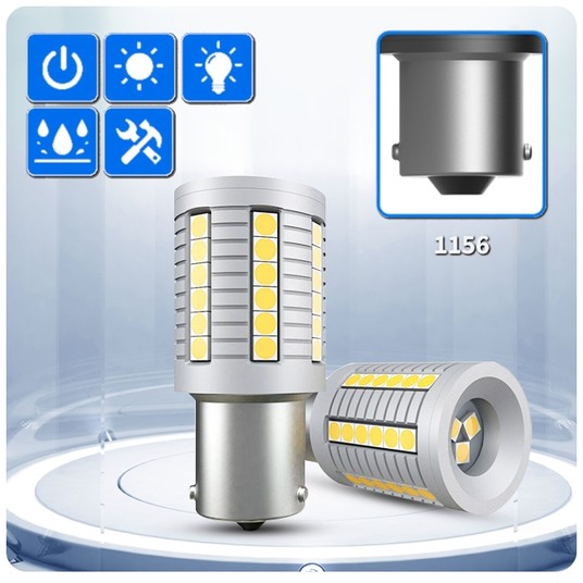EM Automotive Żarówka LED S1 P21W 1156 Biała -photo number 9