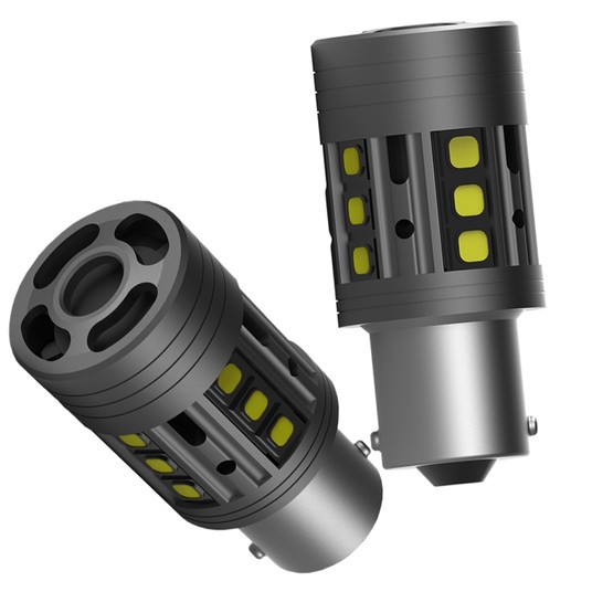 EM Automotive Żarówka LED S4 P21W 1156 Biała -photo number 11