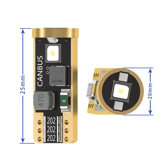 EM Automotive Żarówka LED S5 W5W Biała 2szt -photo number 12