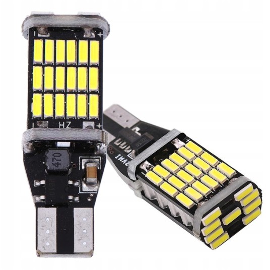 EM Automotive® Żarówka LED W16W T15 12/24V 16 W 6000K 360° CANBUS Biała 1 Sztuka -zdjęcie numer 1