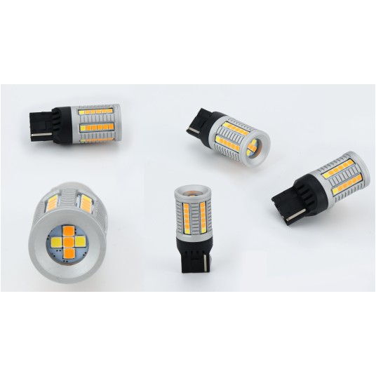 EM Automotive® Żarówka LED W21W T20 7440 S1 45 Diod SMD 3030 2350 LM CANBUS do Światła Wstecznego i -zdjęcie numer 4