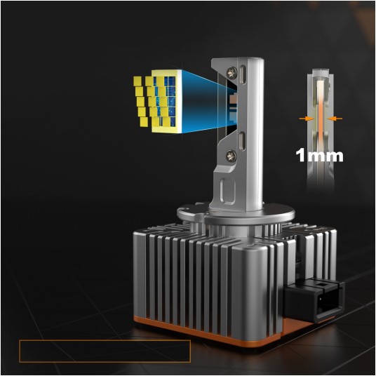 EM Automotive® Żarówki LED D1S 6500K 20000 LM CANBUS Plug and Play Zamiennik Xenon Komplet 2 Sztuki -zdjęcie numer 2