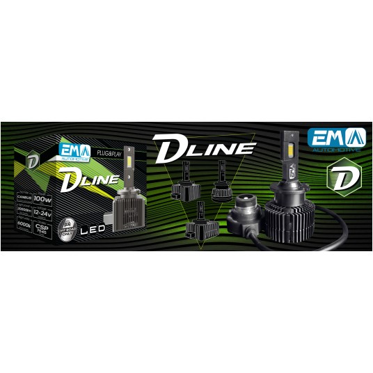 EM Automotive® Żarówki LED D2S P32d-2 12–24 V 6000 K 20 000 lm CANBUS – 2 szt. -zdjęcie numer 4