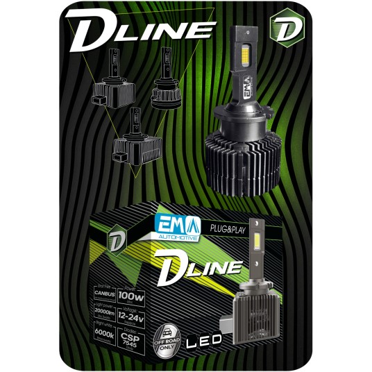 EM Automotive® Żarówki LED D2S P32d-2 12–24 V 6000 K 20 000 lm CANBUS – 2 szt. -zdjęcie numer 5