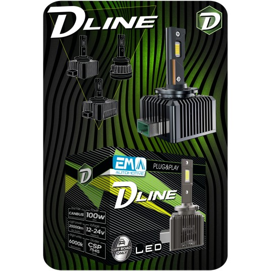 EM Automotive® Żarówki LED D3S 6000K 20000 LM CANBUS Plug and Play Zamiennik Xenon Komplet 2 Sztuki -zdjęcie numer 3