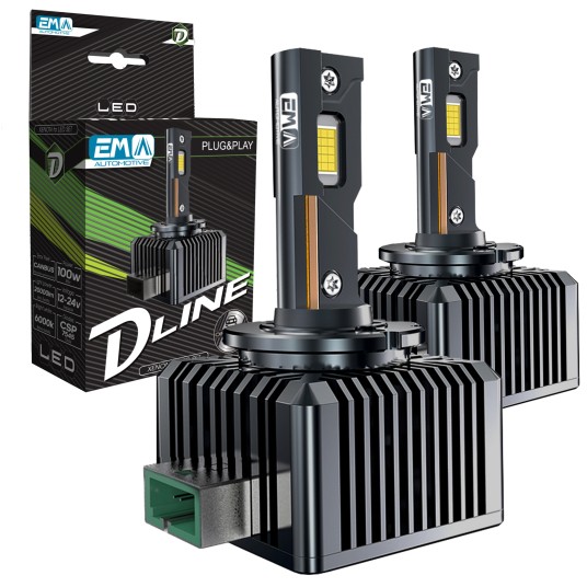 EM Automotive® Żarówki LED D3S 6000K 20000 LM CANBUS Plug and Play Zamiennik Xenon Komplet 2 Sztuki -zdjęcie numer 1