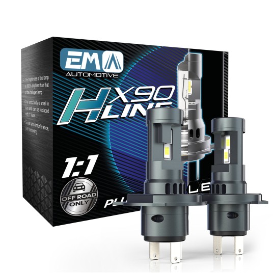EM Automotive® Żarówki LED H4 6000K CANBUS 1:1 Nowa Generacja Diod CSP -zdjęcie numer 2